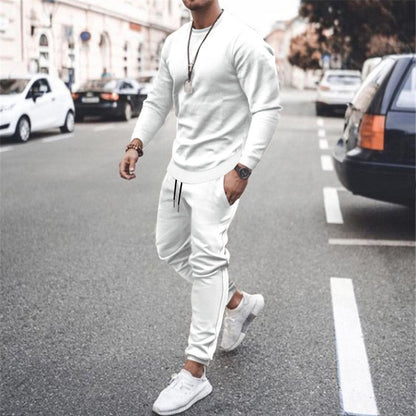 No MOQ Factory Wholesale Mens Jogger Sets Custom Fitted Men Joggers