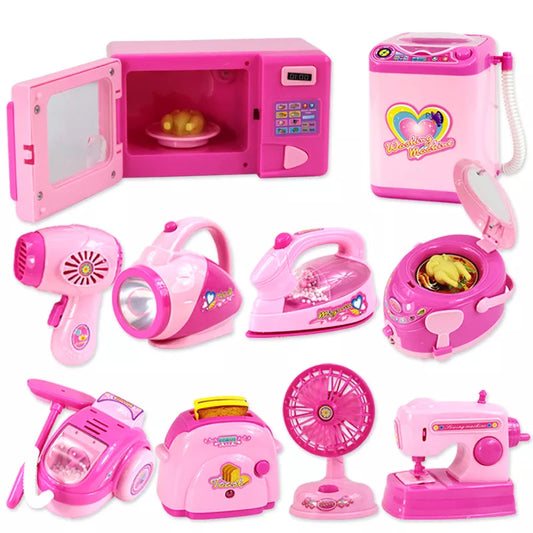 Mini Size Household Appliances Kitchen Toys Children Pretend Play Kitchen