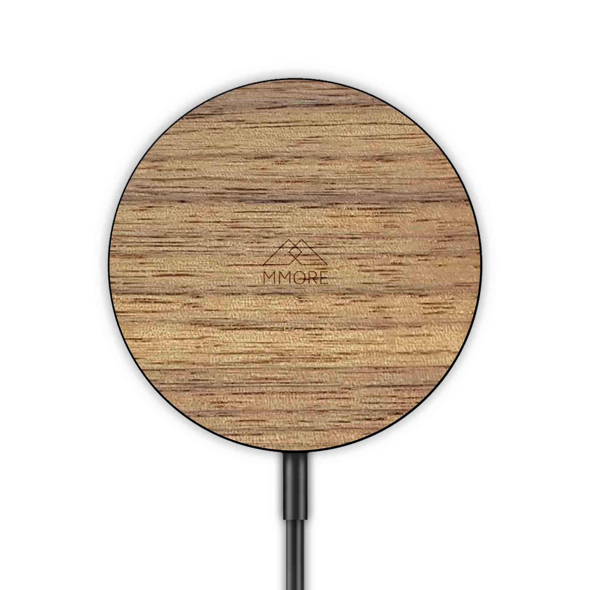 MagSafe BLACK Wireless Charger - Wood