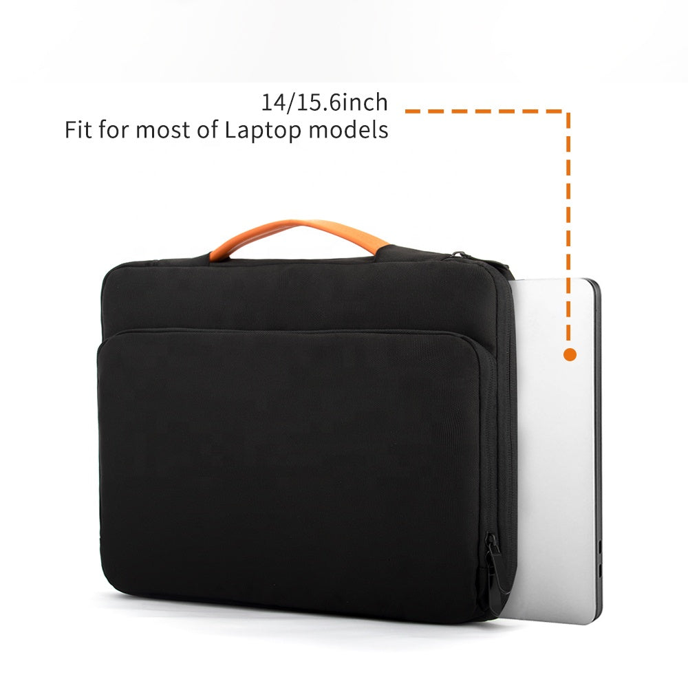 Business Laptop Bag 15.6 for HP Dell ASUS Macbook Zipper Front Accessories