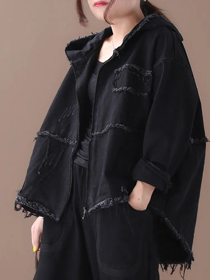 Max LuLu Outerwear 2022 Fashion Korean Punk Streetwear Ladies Hooded Clothes