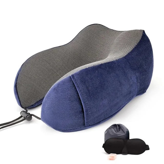 U Shaped Memory Foam Neck Pillows Soft Travel Pillow Massage Neck Pillow