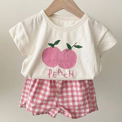 Baby Boy Girl Children's Suit Summer Children Kids Boys Girls Fruits Shorts