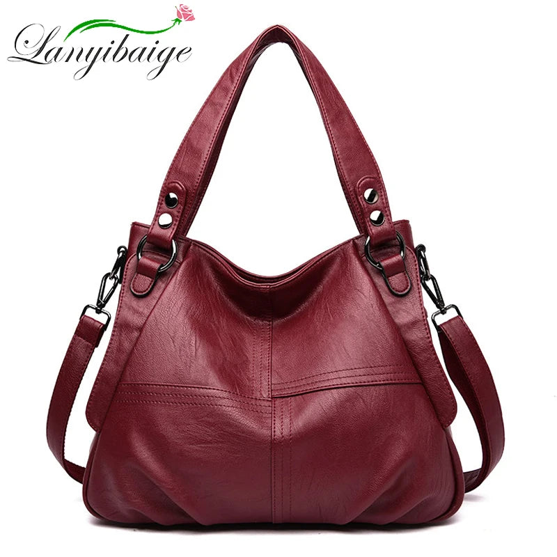 LANYIBAIGE Luxury Designer Handbags High Quality Soft Leather Bags Ladies