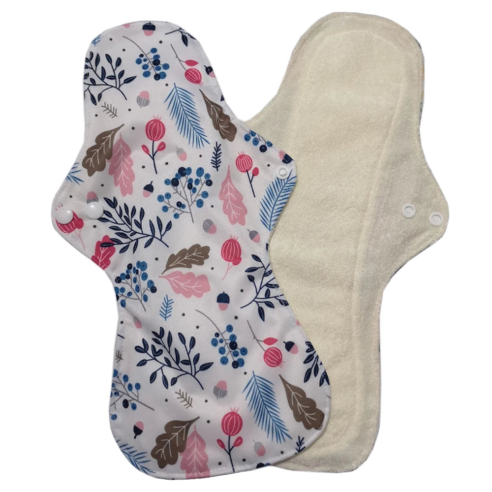 Night Use Washable Flamingo Cloth Menstrual Pad Heavy Flow Sanitary Napkin