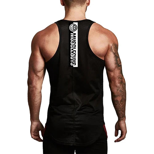 Aimpact Men's Vigor Tank Tops Fitness Bodybuiding Clothing Low Cut Side Arm