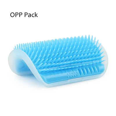 Corner Pet Brush Comb Play Cat Toy Plastic Scratch Bristles Arch Massager