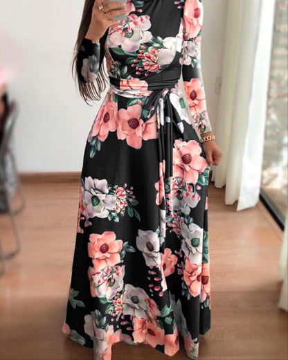 Oversize Casual Women Summer Dress Print Robe Femme Vestidos