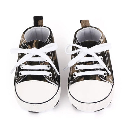 Baby Canvas Classic Sports Sneakers Newborn Baby Boys Girls