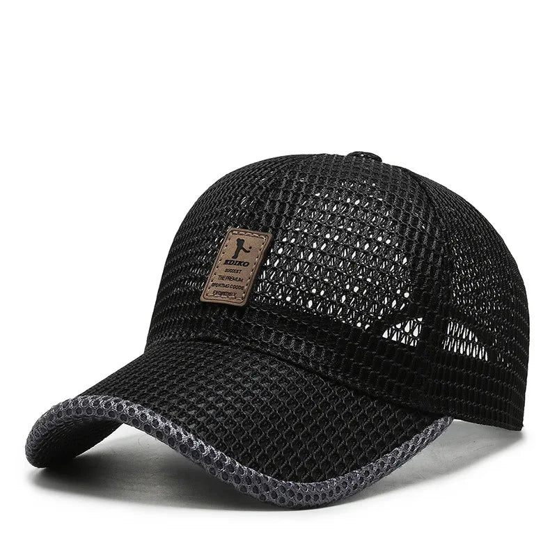 Summer Unisex Men Fishing Baseball Caps Women Breathable Mesh Snapback Hats