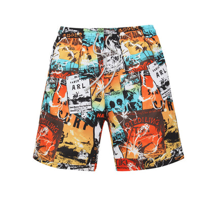 Dropship Custom Men's Sublimation Printing Snack Beach Shorts