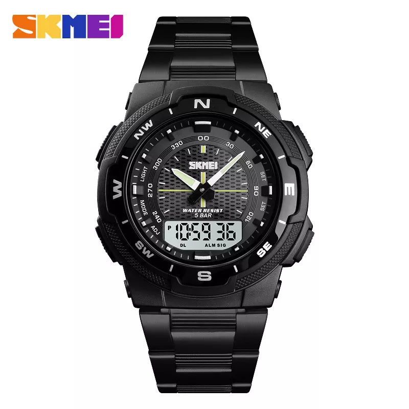 SKMEI Watch Men's Watch Fashion Watches Stainless Steel Strap Mens Watches