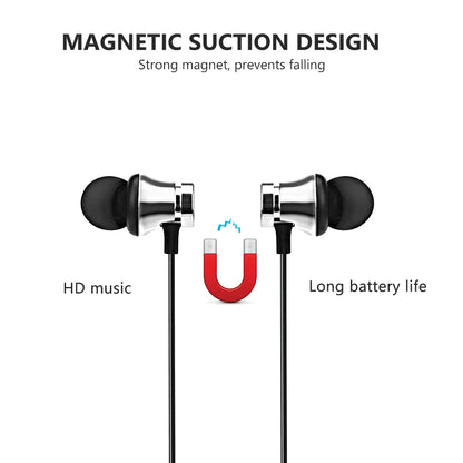 Wireless Bluetooth-Compatible Earphones Sport Magnetic Earpiece Fone De Ouvido