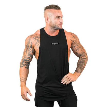 Gym Warriors Fashion Cotton Sleeveless Shirts Tank Top Men Fitness Shirt Mens