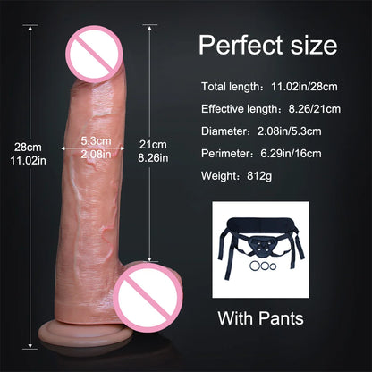 Soft Sexy Huge Dildo Skin Feeling Realistic Penis Sex for Women