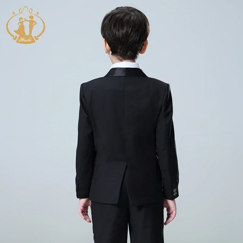 Spring Autumn Formal Boys Suits for Weddings Children Party Host Costume