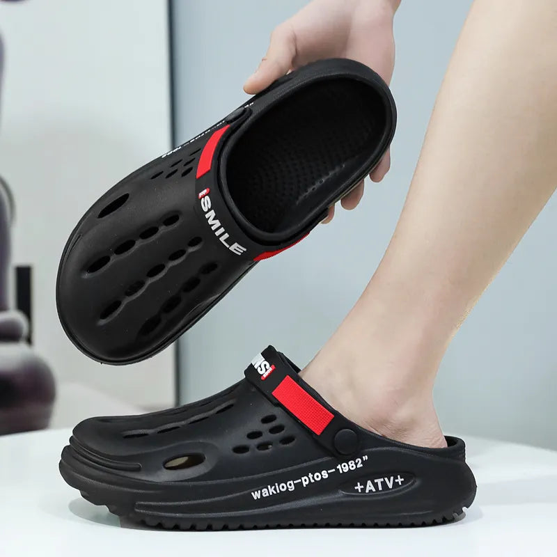 Fashion Men Beach Sandals Outdoor Clogs Comfortable Indoor Slippers