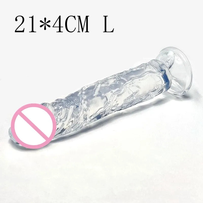 Realistic Dildo With Suction Cup Huge Jelly Dildos Sex Toys for Woman Men