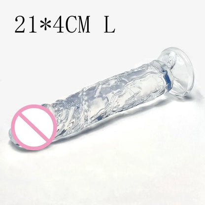 Realistic Dildo With Suction Cup Huge Jelly Dildos Sex Toys for Woman Men