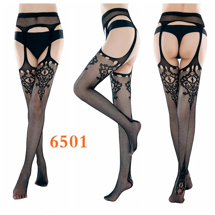 Sexy Legging Suspenders Sexy Garter Net Hose Fishnet Panty Fishnet Mesh Legging