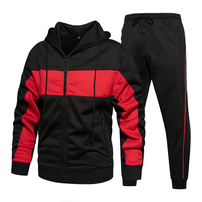 Wholesale Custom Logo Hoodie 2 Pcs Suits Fitness Tracksuit Casual Sportswear