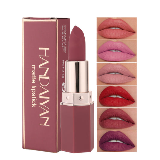 Handaiyan 6colors Sets Lip Gloss Solid Lipstick Labial Por Mayor Lipstick Set