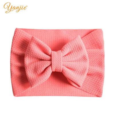 YANJIE 2023 New Turban Fashion 5'' Hair Bows Headband