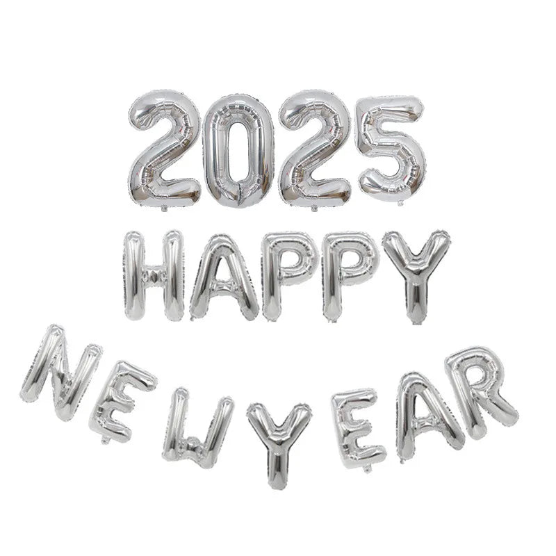 Happy New Year Foil Balloon Decoration Party Balloon Children's Home