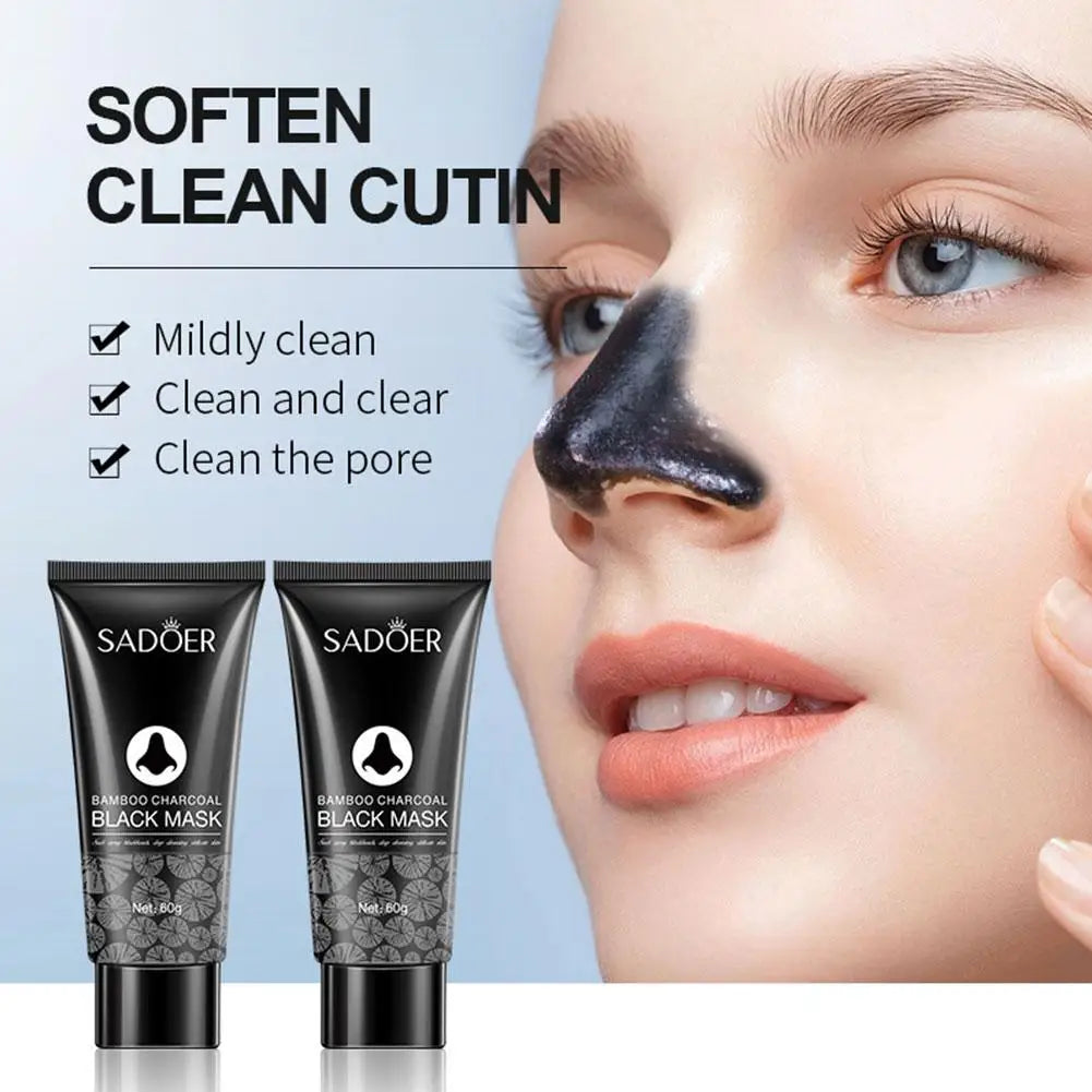 60g Blackhead Remover Face Mask Cream Peel Off Nose Black Dots Mask