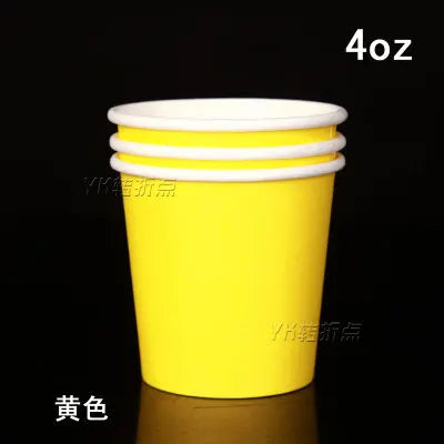 4oz Disposable Cups Thick Tasting Concentrated Color Tasting Cup