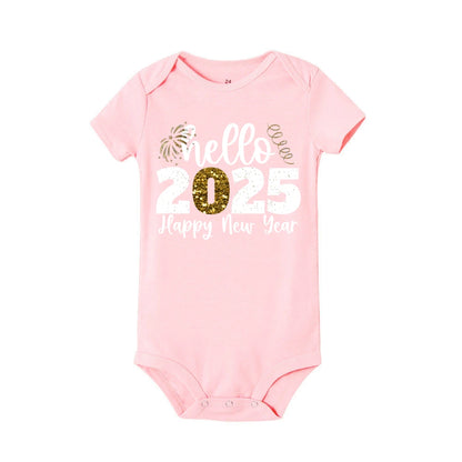 Happy New Year 2025 Baby Bodysuit Inant Romper Boys Girls