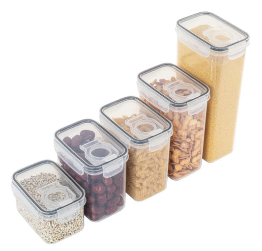 Airtight Food Storage Containers With Lid Pantry Organizer Cereal Dispenser