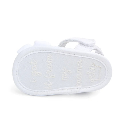 Newborn Baby Girl Shoes Summer Bowknot Cute Shoes Toddler Casual Crib Sandals