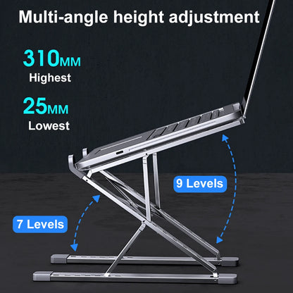 Adjustable Laptop Stand Portable Base Notebook Stand Support for Macbook