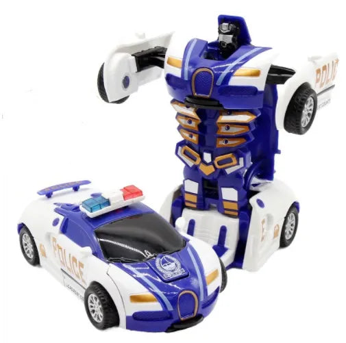 One-Key Deformation Car Toys Automatic Transform Robot