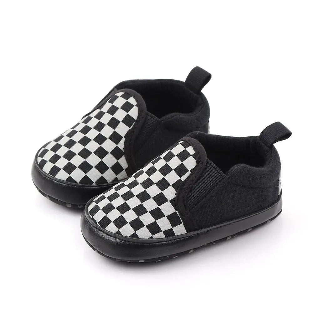 Newborn Baby Boys Shoes Pre-Walker Soft Sole Pram Shoes