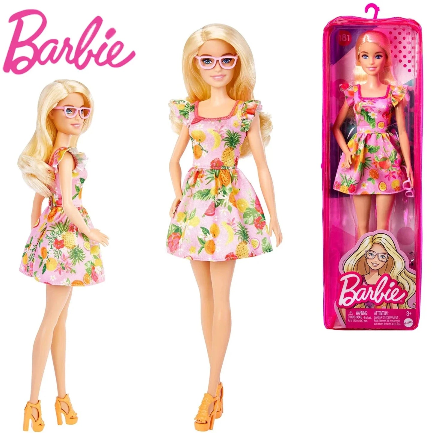 100% Original New Barbie Fashionistas Dolls for Girls Genuiine Top Brand Mattel