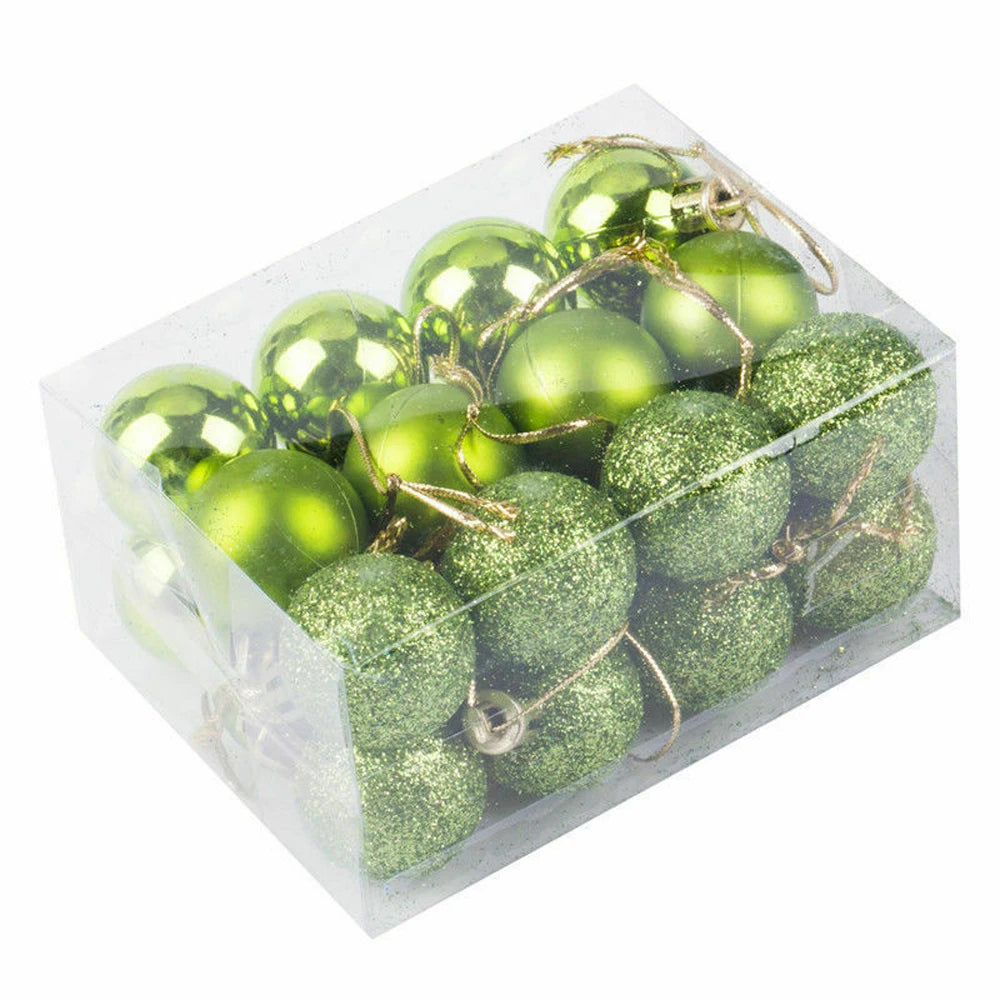 24PCS Christmas Ball Ornaments Xmas Tree Decoration Christmas Xmas Tree Ball