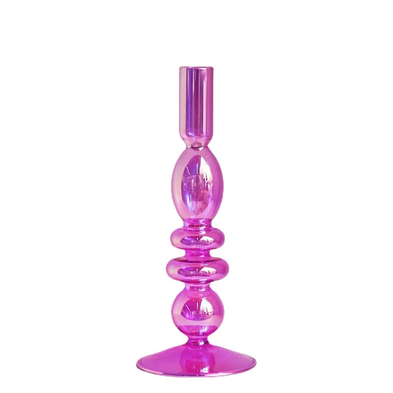 Floriddle Taper Candle Holders Glass Candlesticks for Home Decor Candle Holder