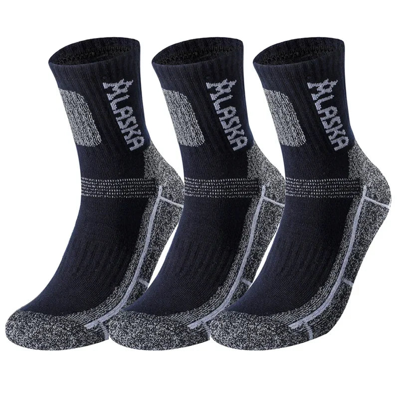 3 Pairs/Set Winter Professional Men's Sports Sock Outdoor Keep Warm Cycling