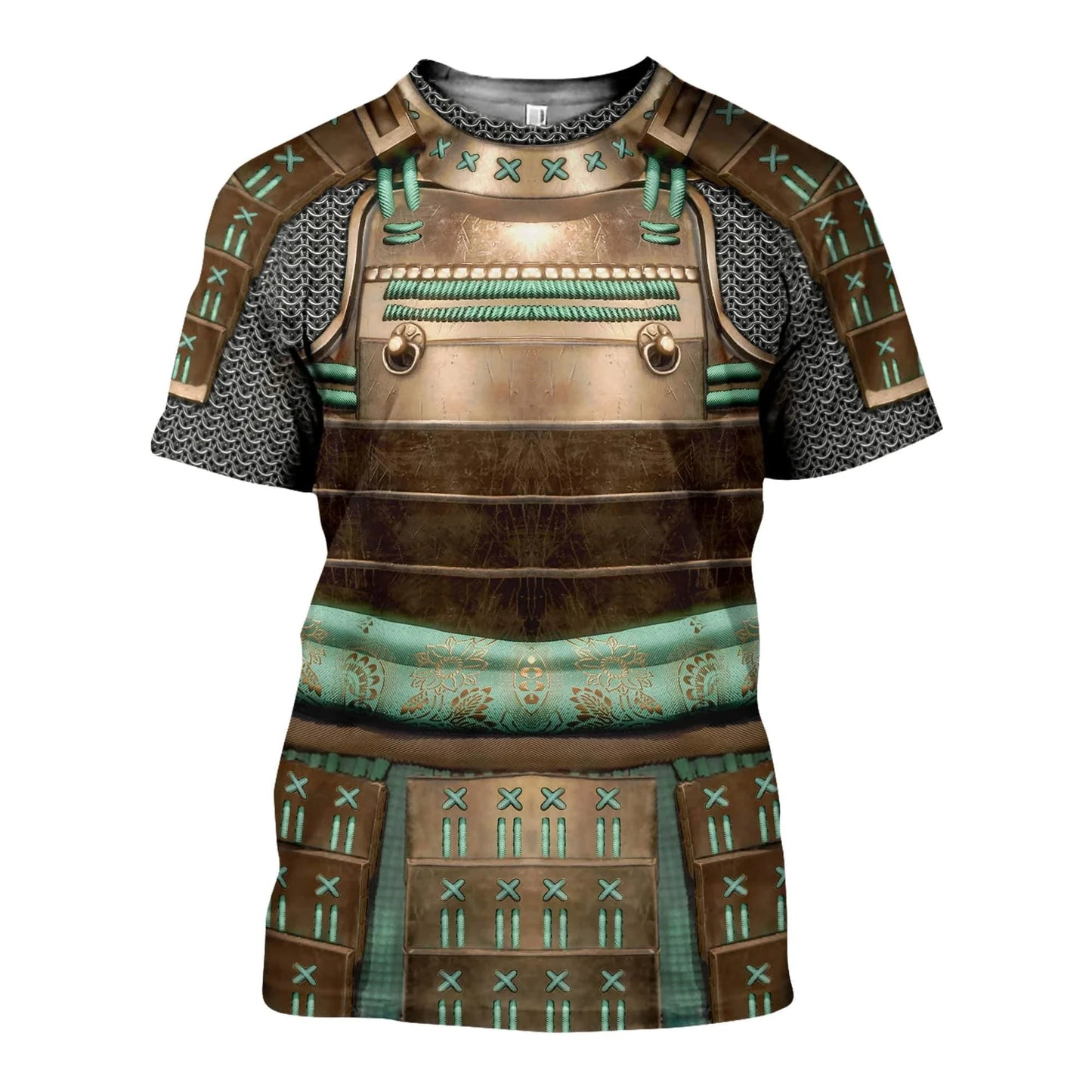 2020 New Summer T Shirts 3D Printed Samurai Armor Men Harajuku Fashion