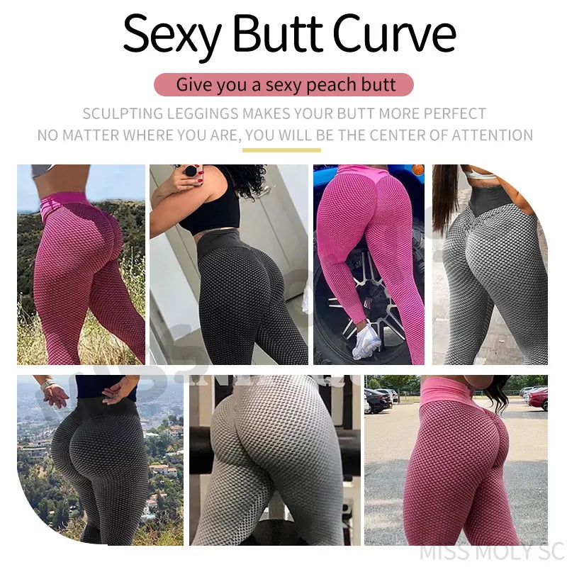 Women High Waist Leggings No See Through Thick Legging Butt Seamless legging