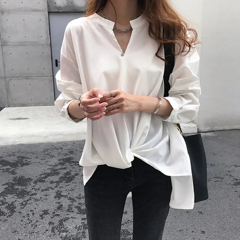 OL Office Long Sleeve 2022 Summer Women's Shirt Blouse for Women Blusas Womens