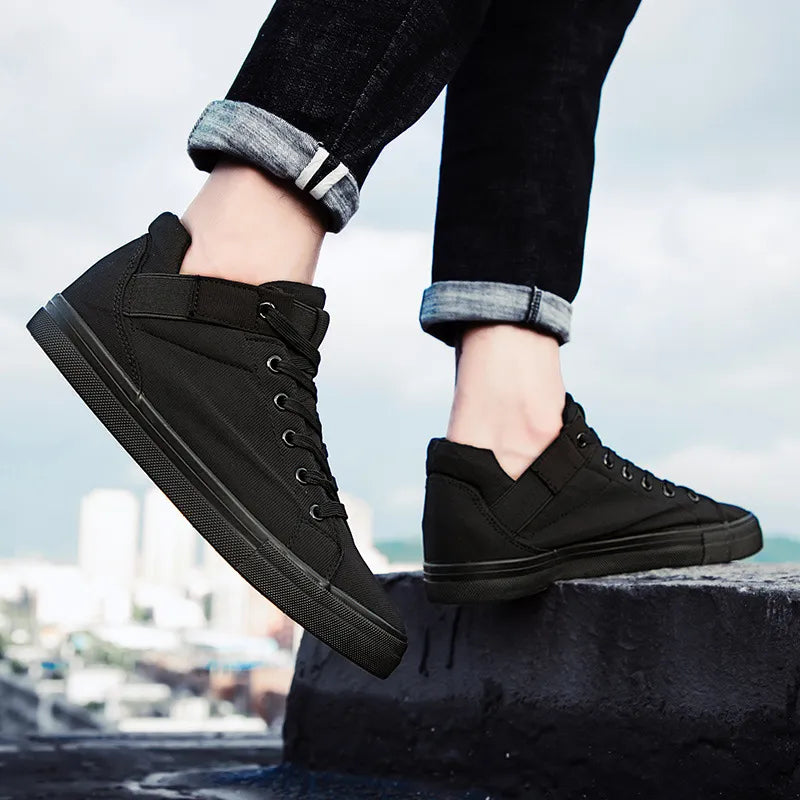 Sneakers Mens Canvas Shoes Fashion Cool Street Sneakers Breathable Men's Shoes