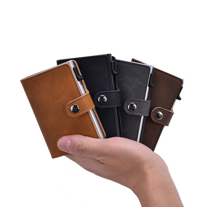 RFID Blocking Front Pocket Wallet Credit Card Holder Slim Minimalist Wallet