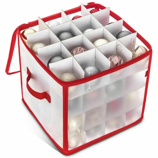 64 Baubles Storage Box Decorations Christmas Balls Storage Organizer