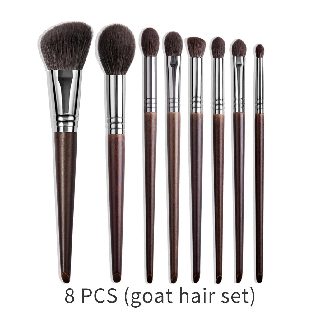 OVW Natural Makeup Brushes Set Eyeshadow Make Up Brush Kit for Makeup