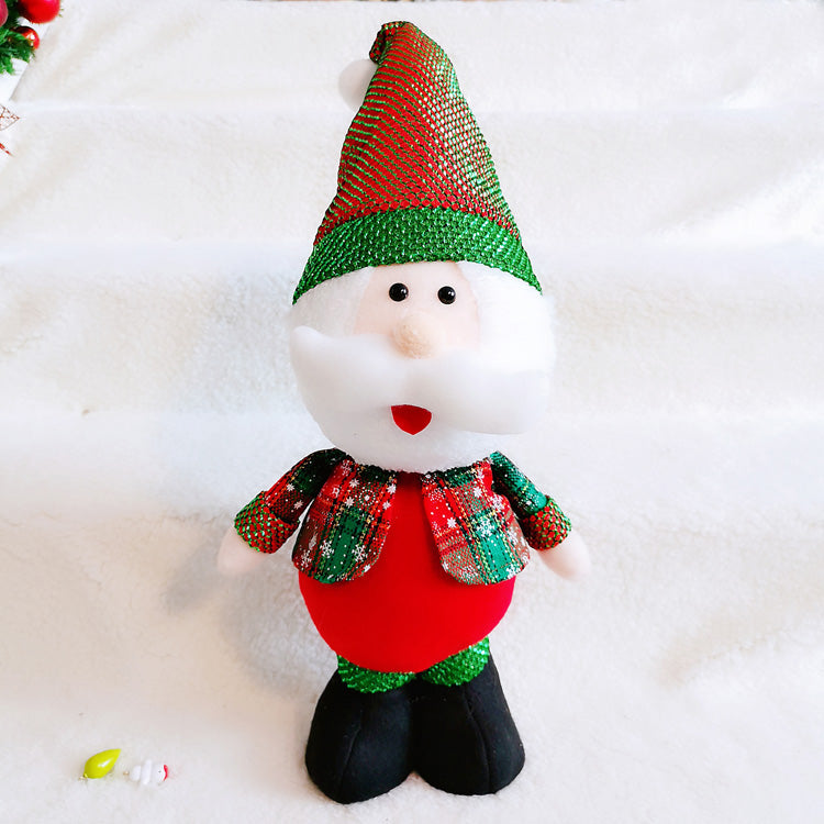 Hot Christmas Decoration Kids Toys Elk Snowman Doll