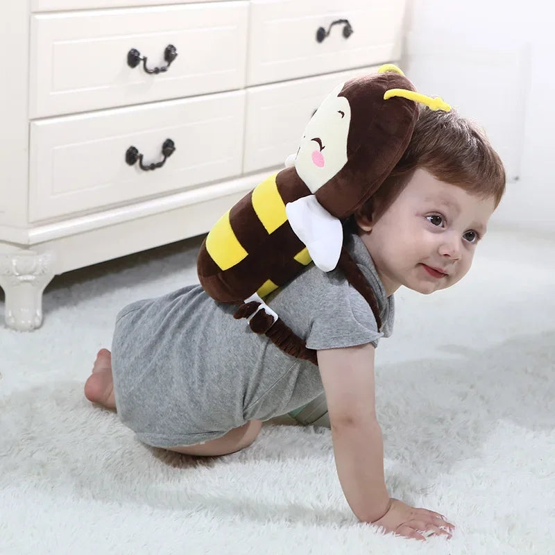 Baby Infant Toddler Newborn Head Back Protector Safety Pad Harness Headgear