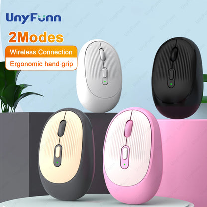 2.4G Wireless Mouse for Laptop Bluetooth Mouse With 500Mah Battery